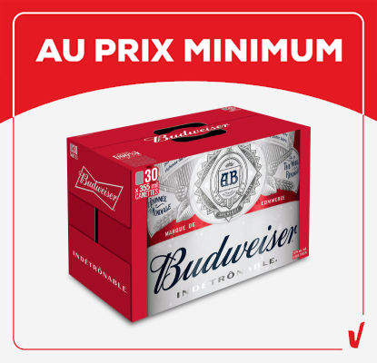 Biere budweiser au prix minimum