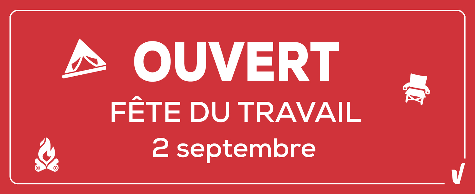 Ouvert fete du travail